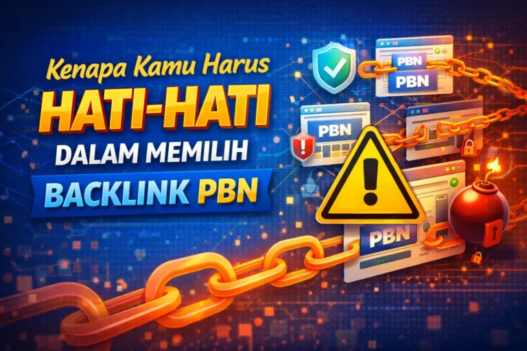 Kenapa Kamu Harus Hati-Hati Dalam Memilih Backlink PBN