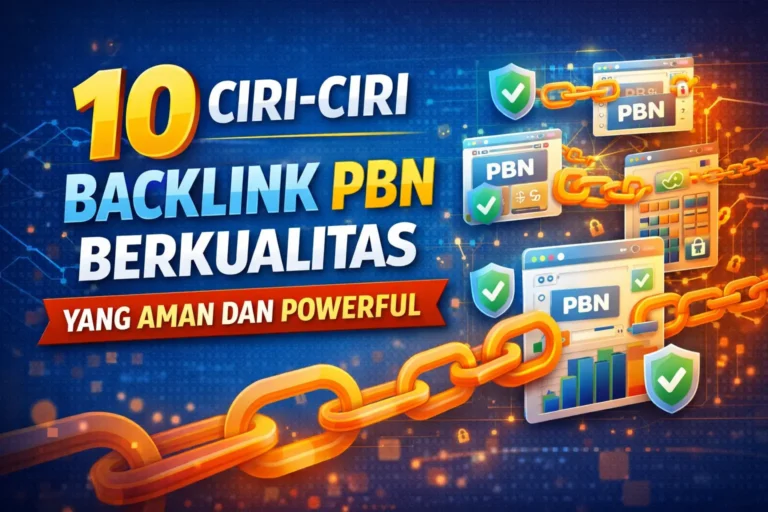 10 Ciri-Ciri Backlink PBN Berkualitas yang Aman dan Powerful
