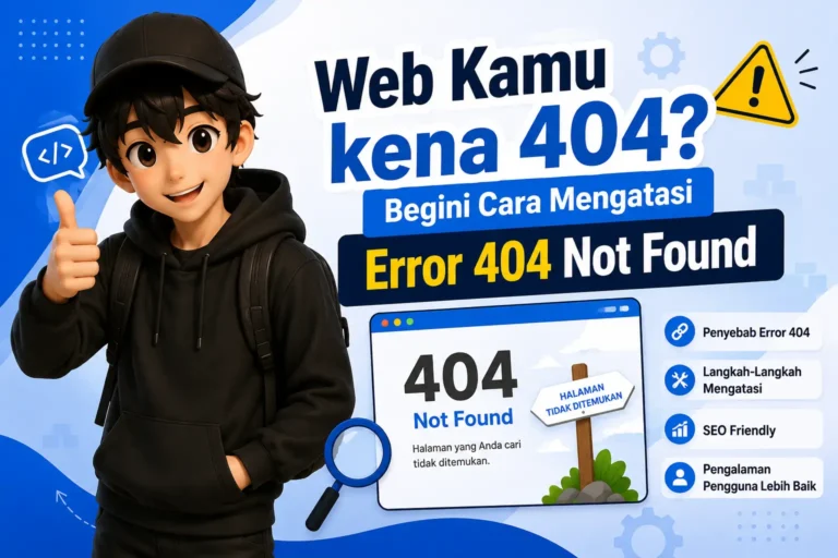 Web Kamu kena 404? Begini Cara Mengatasi Error 404 Not Found