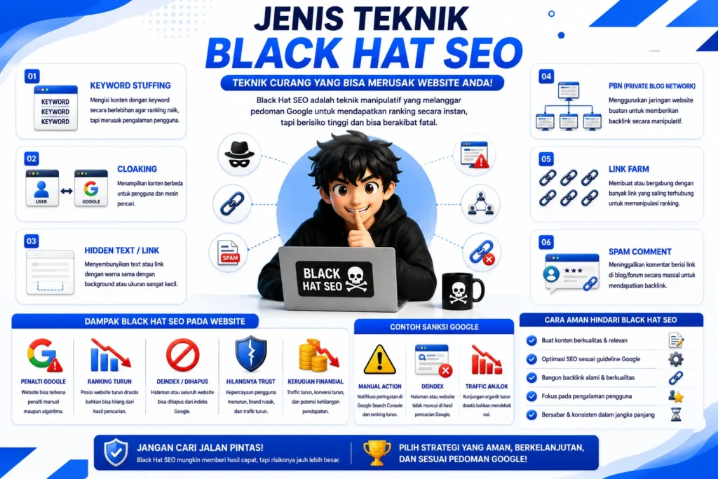 Jenis Teknik Black Hat SEO