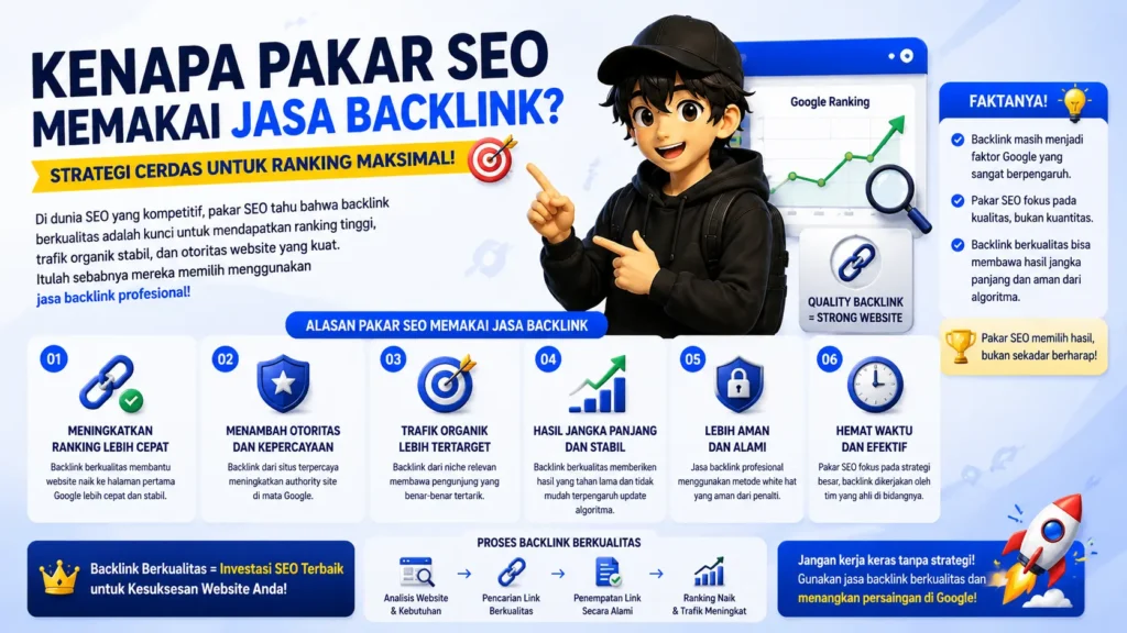 Kenapa Pakar SEO Memakai Jasa Backlink
