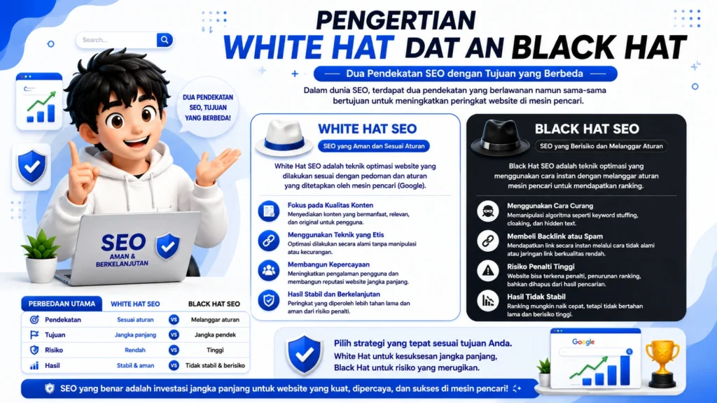 Pengertian White Hat dan Black Hat