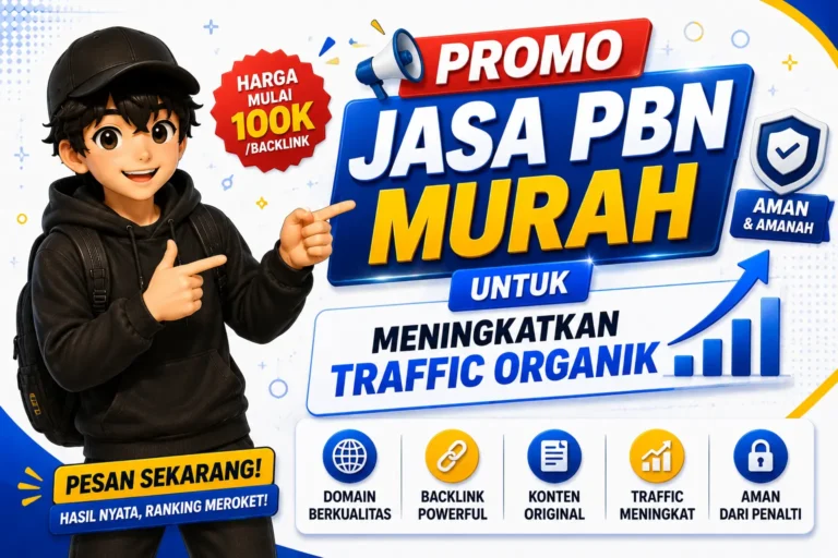 Promo Jasa PBN Murah untuk Meningkatkan Traffic Organik