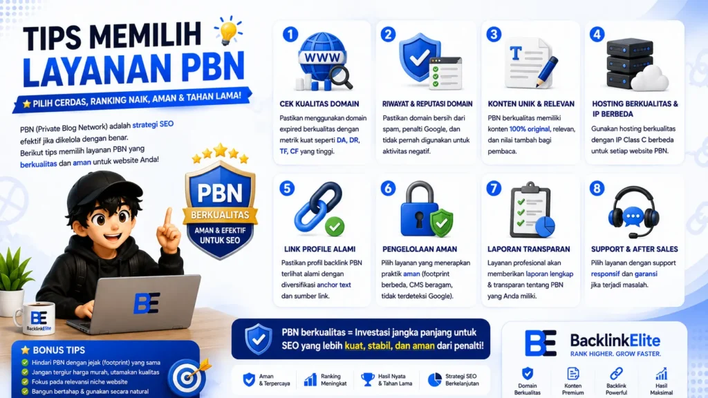 Tips Memilih Layanan PBN