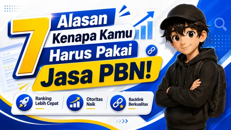 7 Alasan Kenapa Kamu Harus Pakai Jasa PBN!