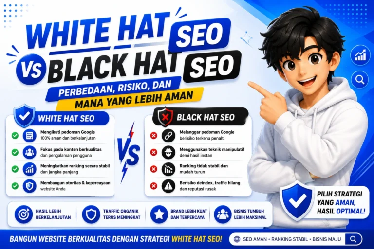 White Hat vs Black Hat SEO: Perbedaan, Risiko, dan Mana yang Lebih Aman